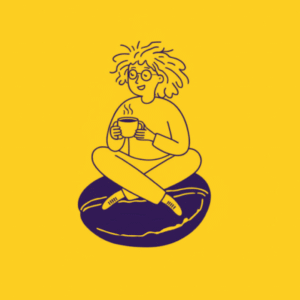 Person on Coffee Bean